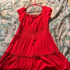 American Eagle red dress
